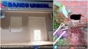 Intentan robar en una sucursal del Banco Unión en Apolo, perforaron una pared