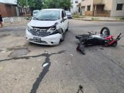 Un accidente en 14 y 35 dejó en grave estado a un motociclista de 19 años