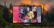 La historia de Mayra Barbieri, la egresada de la UNLP que es bombera voluntaria y combate incendios en el sur