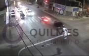 VIDEO. Un policía que venía de urgencia a La Plata protagonizo choque en cadena entre siete autos en Quilmes 
