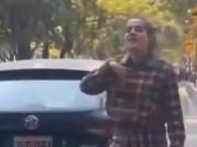 Lady Nacaulpan, la mujer que se hizo viral por morder y amenazar a una ciclista en México