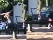 Un motociclista mató a golpes al conductor de un auto en medio de una pelea por un accidente en la calle
