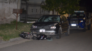 Impactante video del choque fatal: el Golf iba a alta velocidad y arrastró la moto 300 metros