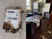 Revelan las primeras fotos del artefacto que explotó en la Escuela de Gendarmería