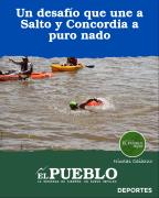 Un desafío que une a Salto y Concordia a puro nado ‣ Nicolas Caiazzo