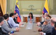 Presidenta encargada Delcy Rodríguez recibió al Ministro de Minas