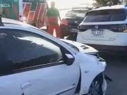 Violento choque de tres autos en Costanera: hay cinco heridos