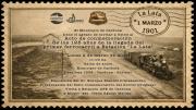 Acto de conmemoración por los 125 años de la llegada del primer ferrocarril a Estación ´La Lata´