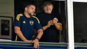 VIDEO: así reaccionó Riquelme cuando los hinchas de Boca silbaron a Cavani en La Bombonera