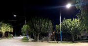 En 9 de Julio inauguraron más de 80 luminarias LED en La Majadita