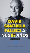 David Santalla fallece a sus 87 años