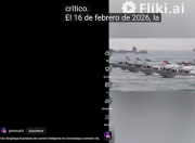 (VIDEO) Maniobras iraníes en el estrecho de Ormuz