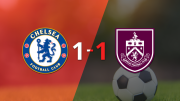 Premier League: Burnley logró un agónico empate ante Chelsea