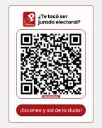 ¿TE TOCÓ SER JURADO ELECTORAL? Mira el QR