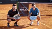 Tenis: boliviano Prado es campeón en dobles del Challenger de Tigre