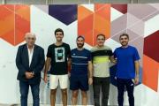 El Secretario de Deportes acompañó la Copa Madre de Ciudades de tenis
