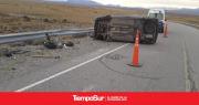 Trágico vuelco: Conductor perdió la vida cerca de Bajo Caracoles