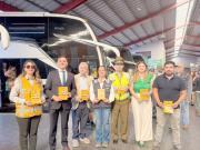 Autoridades fiscalizan medidas de seguridad y calidad del transporte en el Terminal de Buses de Talca
