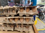 Ventas de huevo se mantienen frías en Palo Negro