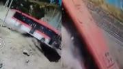 Imágenes impactantes: Bus Red cayó a un barranco en Lo Barnechea tras salir de terminal
