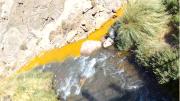 Río Elqui se tiñó de color amarillento
