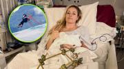 El relato de la esquiadora Lindsey Vonn tras su fuerte lesión en la final de los Juegos Olímpicos de Invierno (+Video)