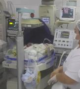 Sala de neonatología de la Percy Boland al límite