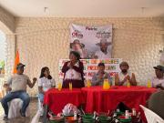 Tarija: Adrián Oliva visita Uriondo y compromete créditos blandos y riego tecnificado para mujeres campesinas