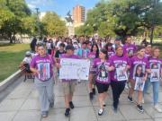 Nutrida movilización por la joven que falleció al ser embestida por un auto