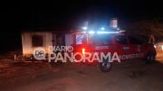 Incendio arrasó una vivienda rural en Malbrán y una familia quedó con lo puesto