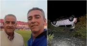Dolor por el hombre que murió en un vuelco en Ullum: era padre de un conocido árbitro