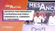 ¿Decretos por emergencia o estrategia electoral? Candidatos al Congreso cuestionan impuestos, tierras y contratación directa