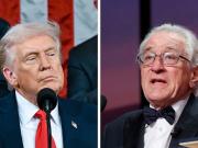 Donald Trump le respondió a Robert De Niro: lo llamó “enfermo”, “demente” y cuestionó su inteligencia