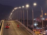 MML instaló 55 postes con luminarias en el bypass Las Torres (VIDEO)