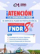 Gobierno del Maule extiende plazo: Postulaciones al FNDR 8% en Deporte, Medio Ambiente y Tenencia Responsable de Mascotas hasta mediados de marzo