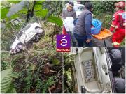 Vehículo se embarranca en el sector Velo de la Novia y deja cuatro heridos