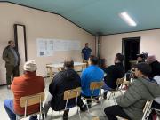 Presentan proyecto final de nueva sede deportiva al Club Halcones de Coyhaique