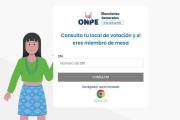ONPE: Conoce dónde te toca votar en estas elecciones –