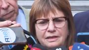 Patricia Bullrich aseguró que “se abrió un sumario” contra el policía que agredió a un camarógrafo