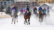 Hipismo bajo cero: nieto de Galileo conquista un Stakes sobre nieve en Suiza