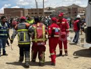 Una chispa de soldadura originó el incendio que calcinó cinco buses en Oruro