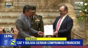 Bolivia y la CAF sellan compromiso financiero en El Alto