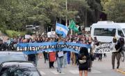 Protestas en Santa Cruz contra la reforma de la Ley de Glaciares de Milei
