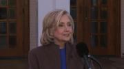 Hillary Clinton dice que su marido ignoraba los crímenes de Epstein tras testificar