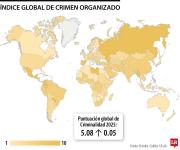 Colombia es el segundo país con mayor crimen organizado a nivel mundial