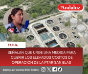 Señalan que urge una medida para cubrir los elevados costos de operación de la PTAR San Blas