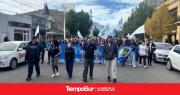 Marcha y paro del Frente Sindical en Río Gallegos contra la reforma laboral