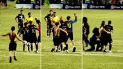 Escándalo en un amistoso de Inter Miami: cuatro hinchas invadieron la cancha y Messi terminó en el suelo