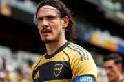 Cavani no despega y vuelve a ser baja en Boca: se resintió de la lumbalgia