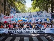 Con la ausencia de la CGT, varios gremios marchan al Congreso